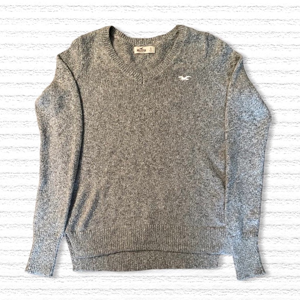 Hollister Sweater, Size: small, Color: heather gray